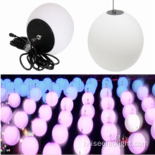 Ūdensnecaurlaidīgs 50 mm 24 V LED pikseļu RGB bumbiņas aukla